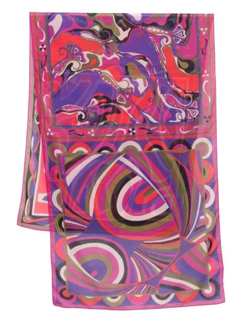 mixed-print pareo by PUCCI