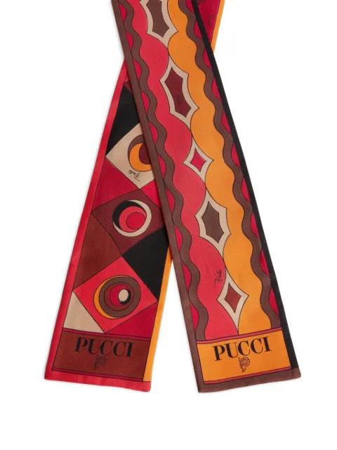 mixed-print silk twill by PUCCI