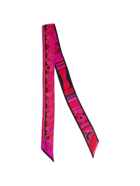mixed-print silk twill by PUCCI