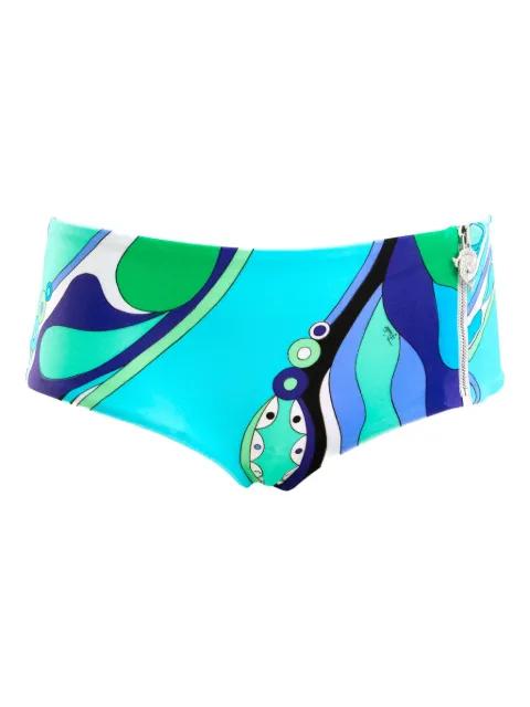 orchidee-print bikini bottoms by PUCCI