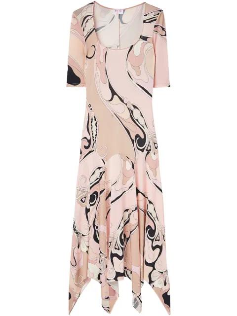 orchidee-print dress by PUCCI