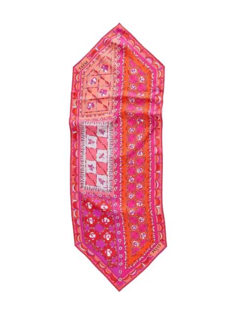 pattern silk scarf by PUCCI