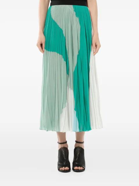 pleated A-line skirt by PUCCI