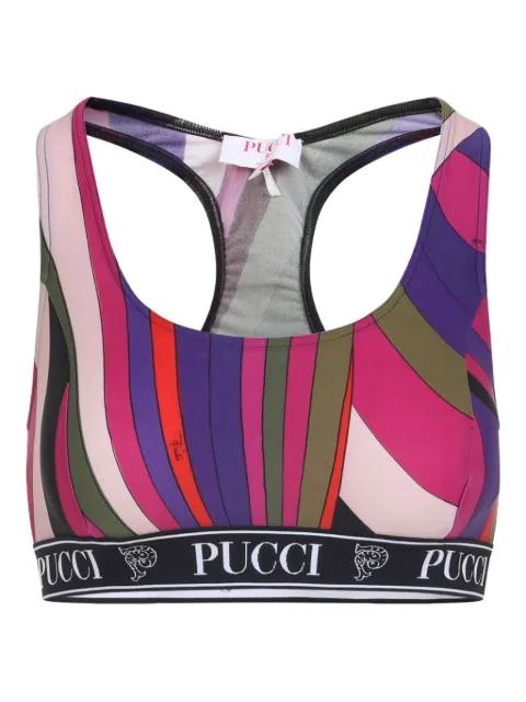 racer-back sports bra by PUCCI