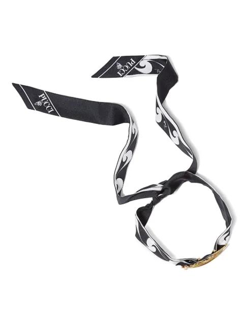 scarf lip-ring choker by PUCCI