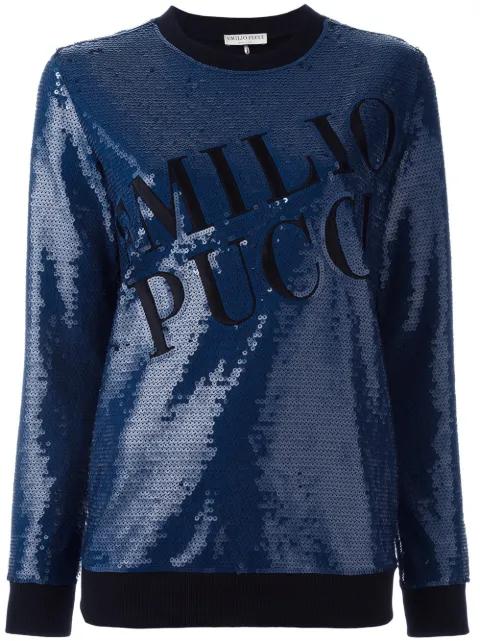 sequin embellished sweatshirt by PUCCI