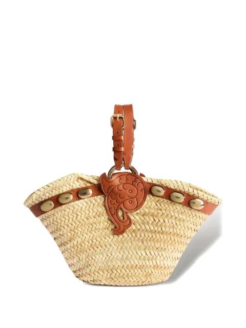 studded fish-appliqué beach bag by PUCCI