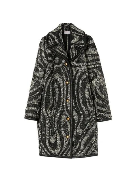 tweed patterned coat by PUCCI