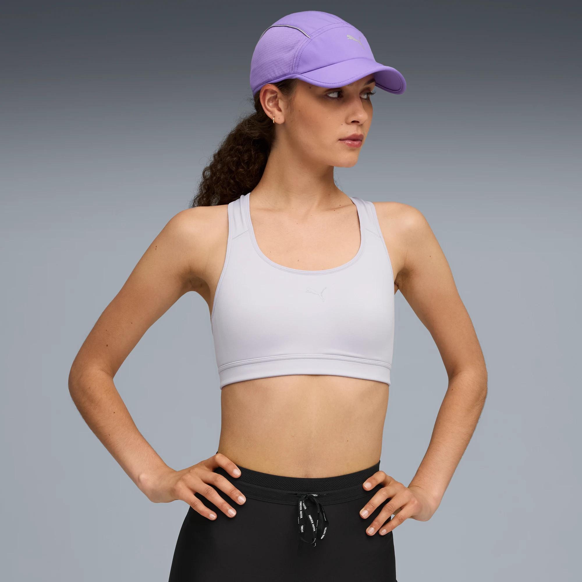 4Keeps Run Women's Moisture Wicking, Mid Impact Sports Bra by PUMA