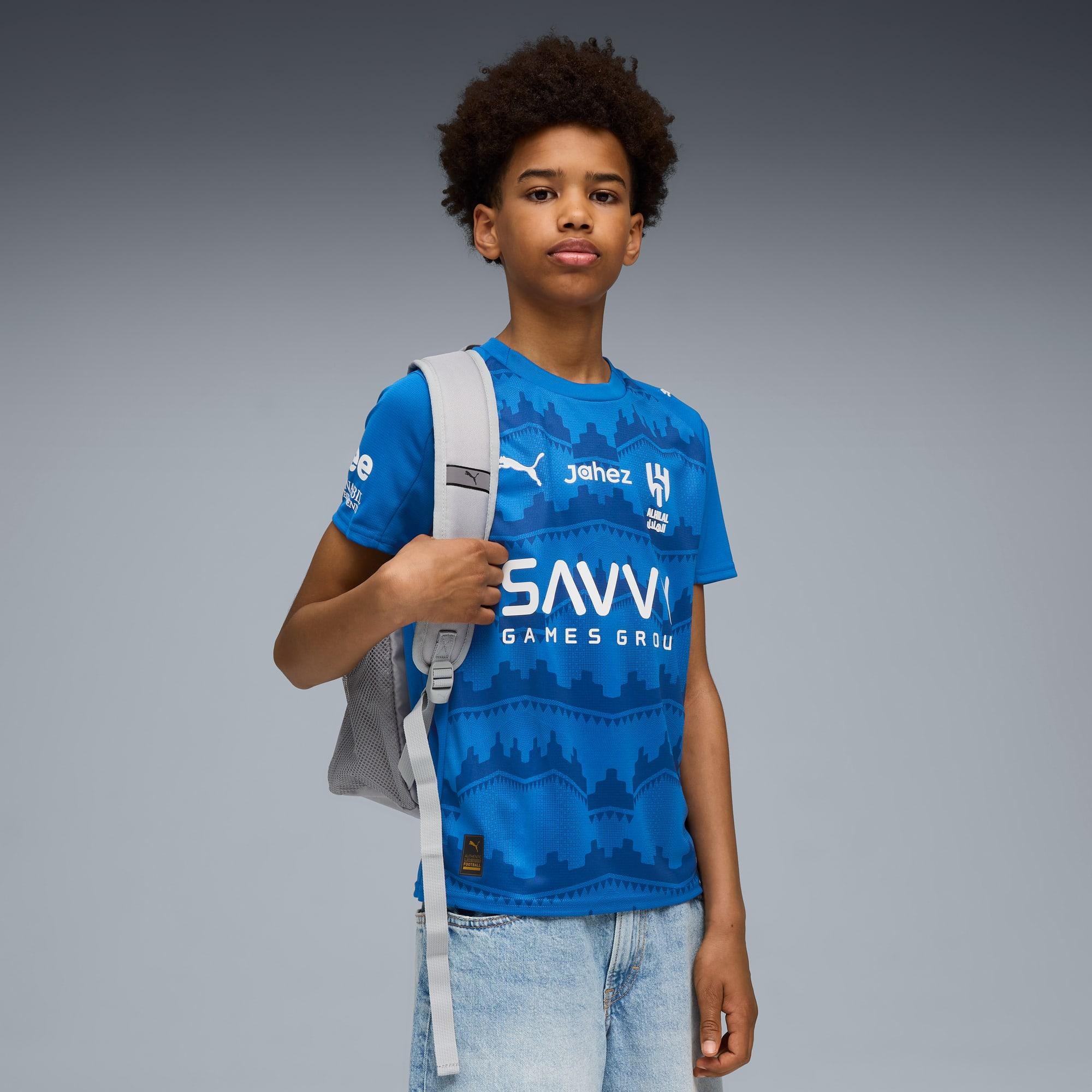 Al-Hilal SFC 25/26 Home Replica Big Kids' Soccer Jersey by PUMA