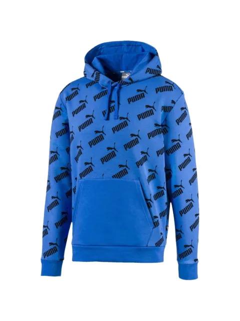 Amplified logo-print hoodie by PUMA
