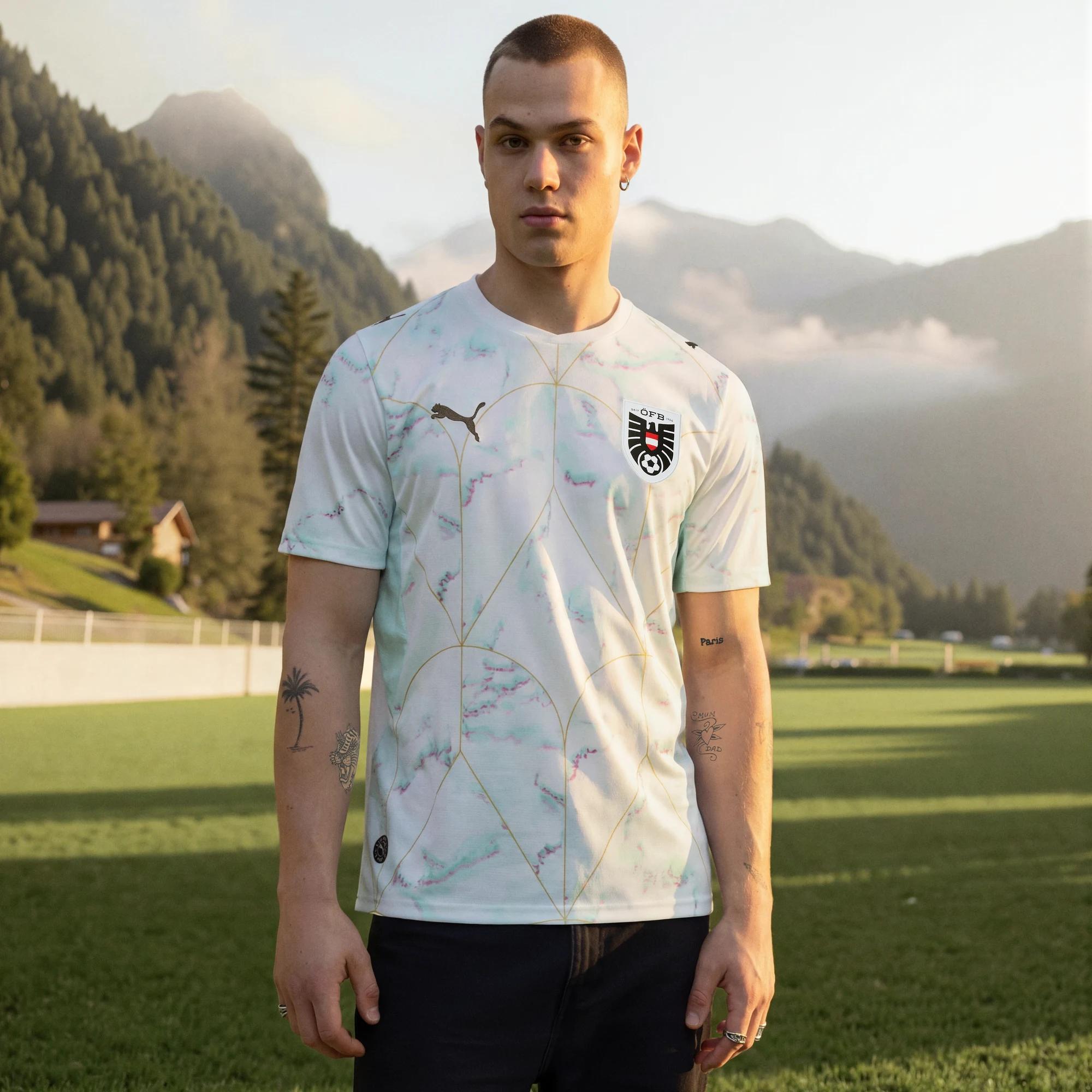 Austria Away Men's Soccer Jersey by PUMA