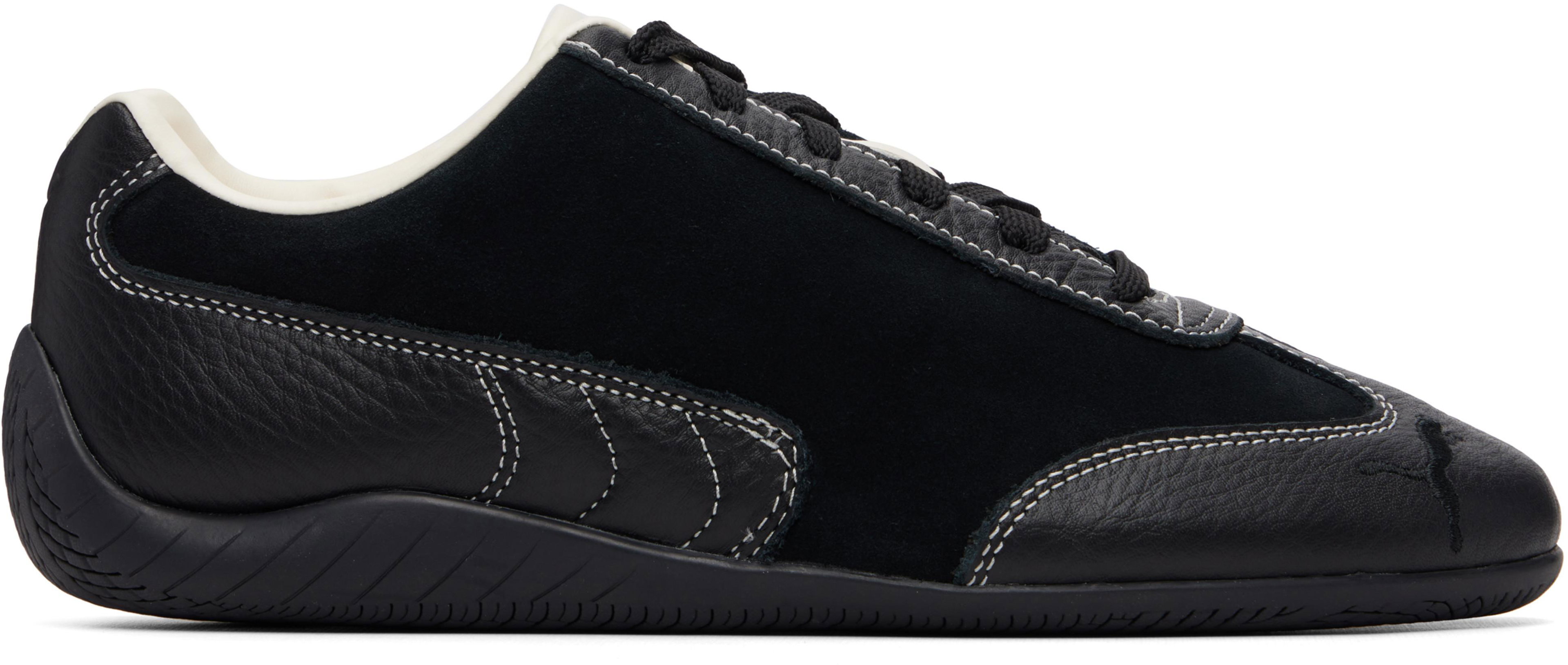 Black Speedcat Icons Sneakers by PUMA