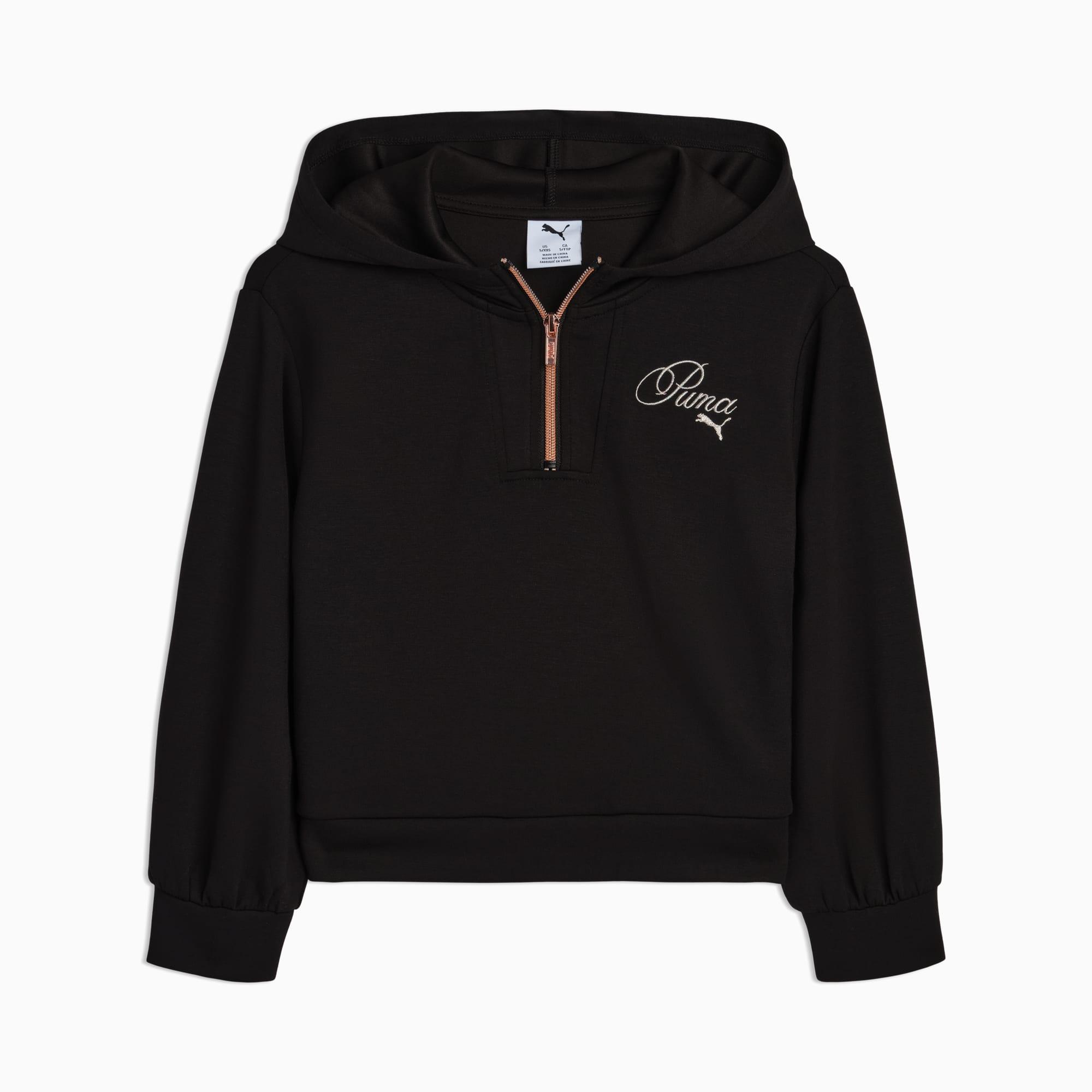 Bow Society Little Kids' Quarter-Zip Hoodie by PUMA
