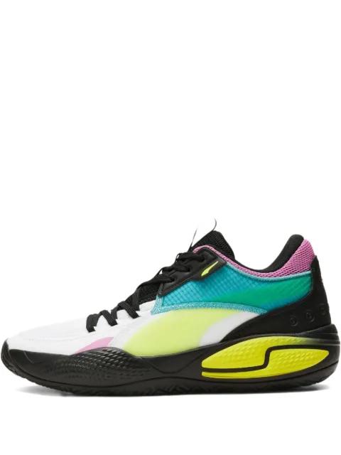 Court Rider "White/Yellow Alert" sneakers by PUMA