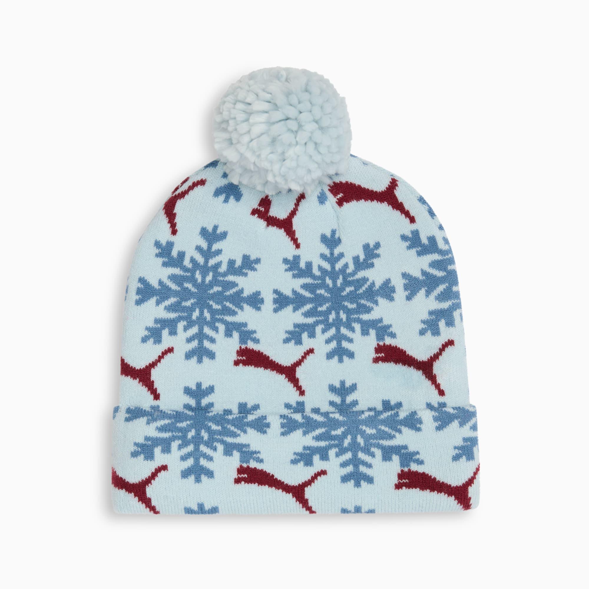 Fair Isle Winter Pom Pom Snowflake Beanie by PUMA