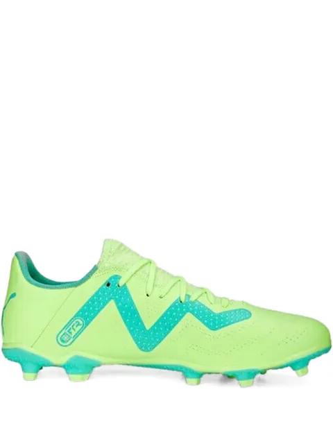 Future Play FG AG "Pursuit Pack - Yellow/Peppermint" cleats by PUMA