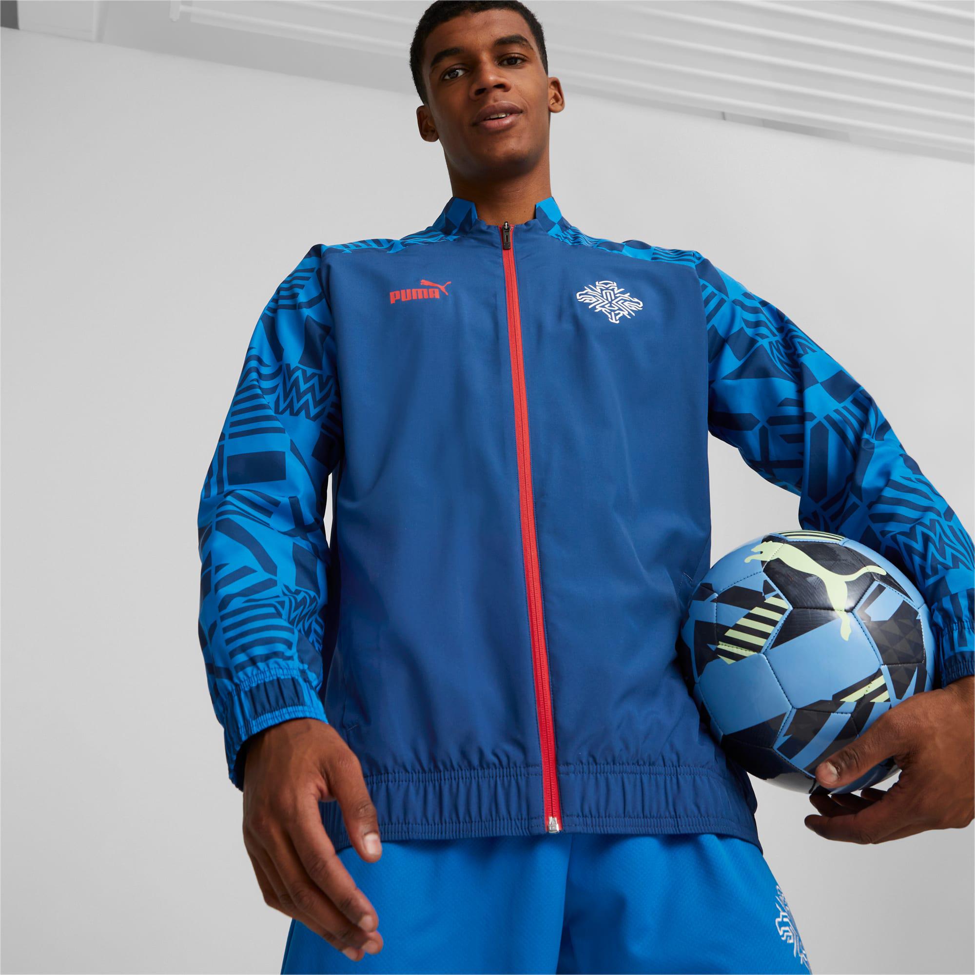 Iceland Soccer Men's Prematch Jacket by PUMA