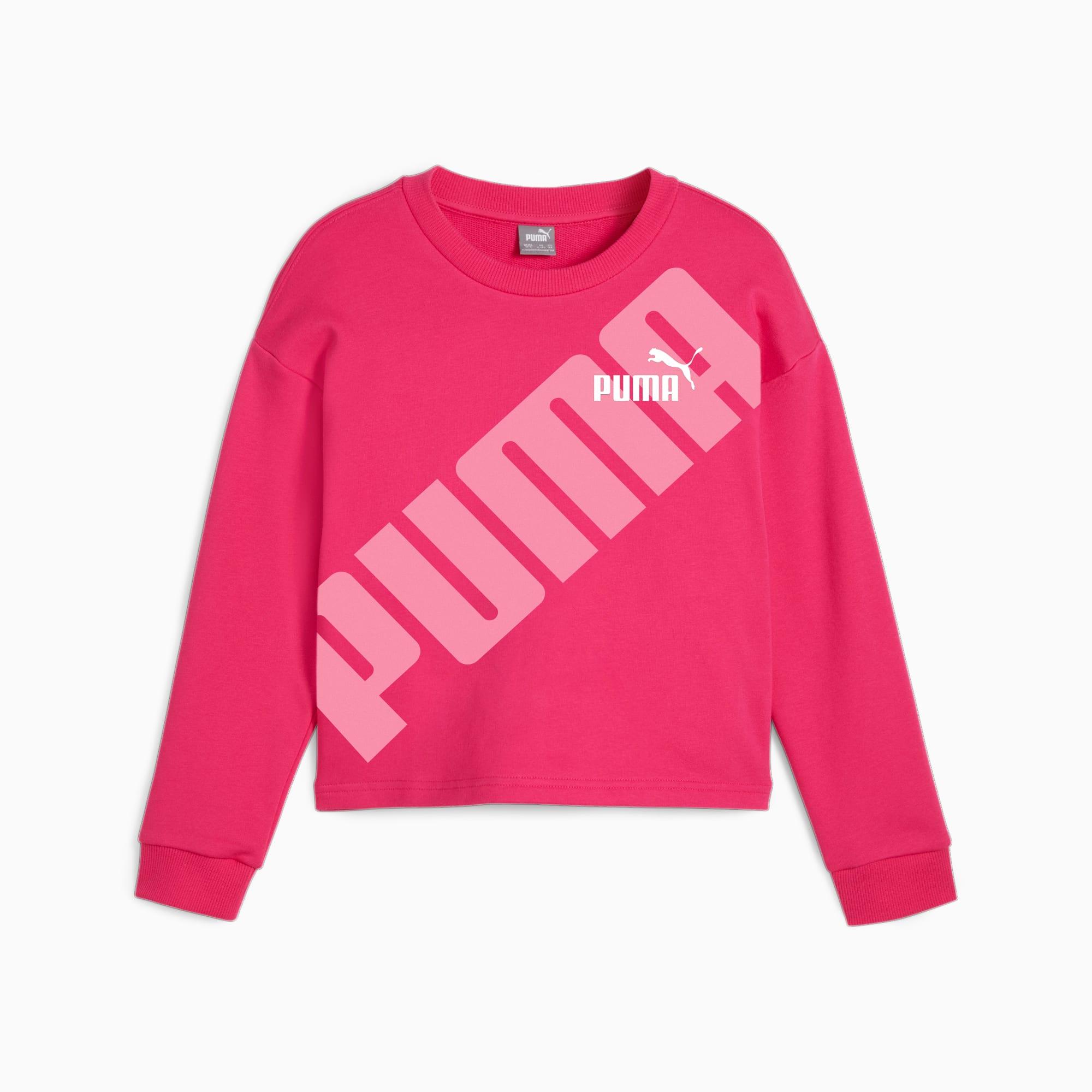 Logo Power Big Kids' Crewneck Sweatshirt by PUMA