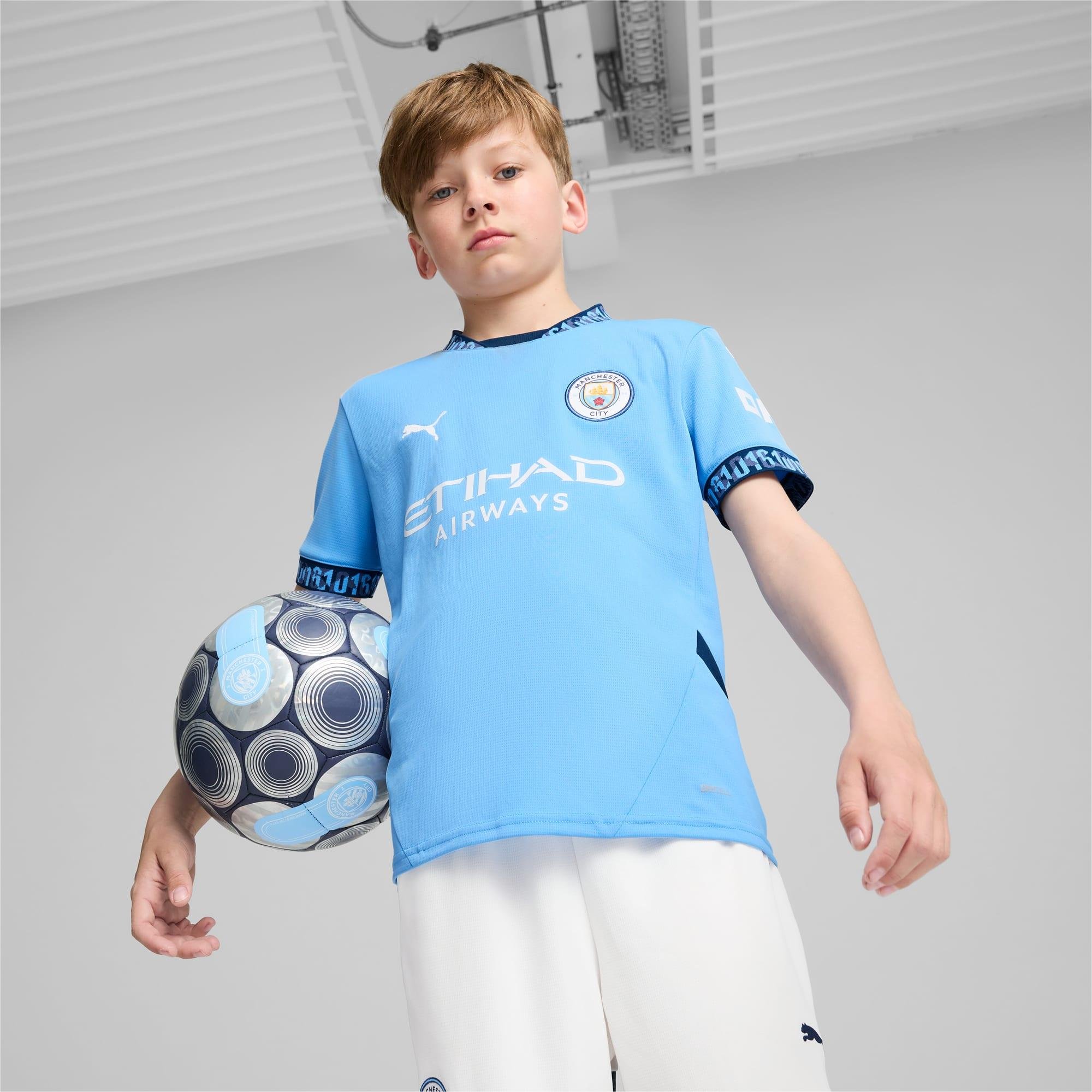 Manchester City 24/25 Home Jersey Youth by PUMA
