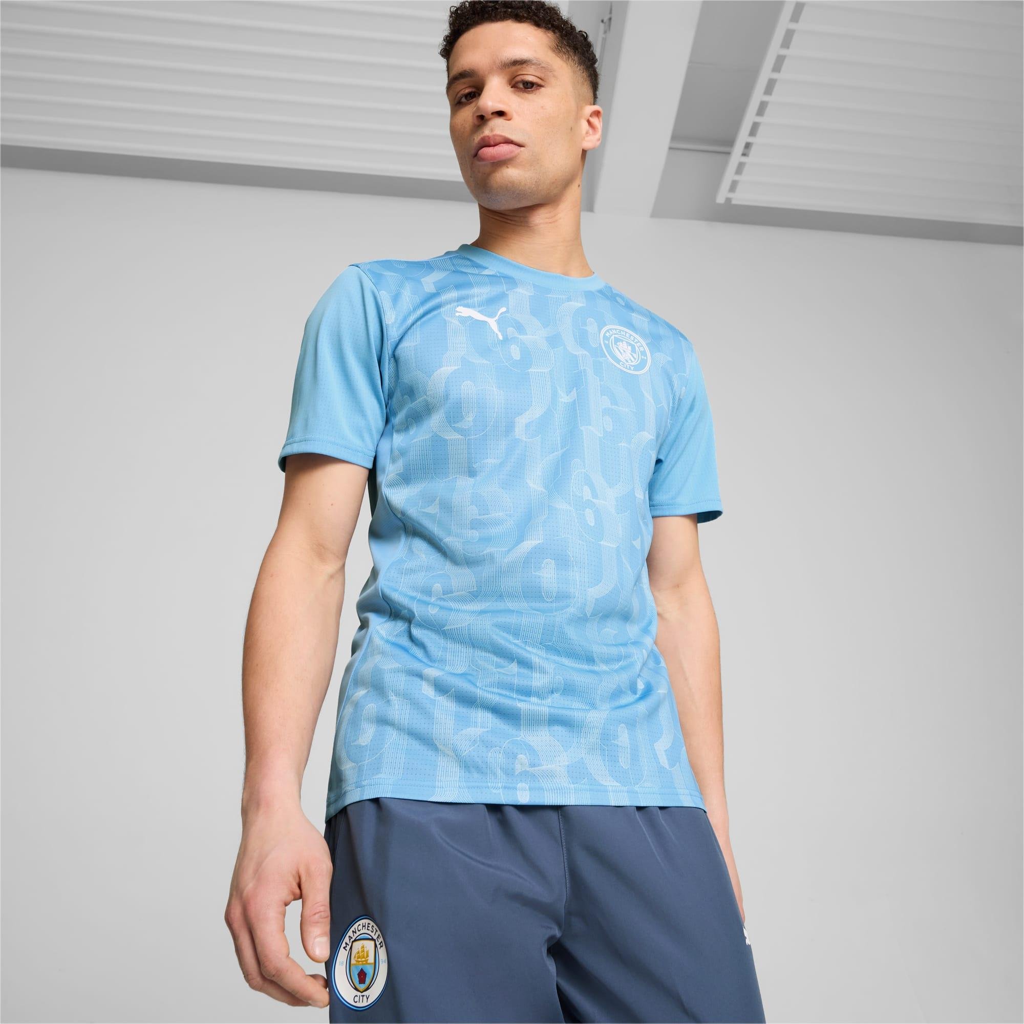 Manchester City Pre-Match Men's Short Sleeve Jersey by PUMA