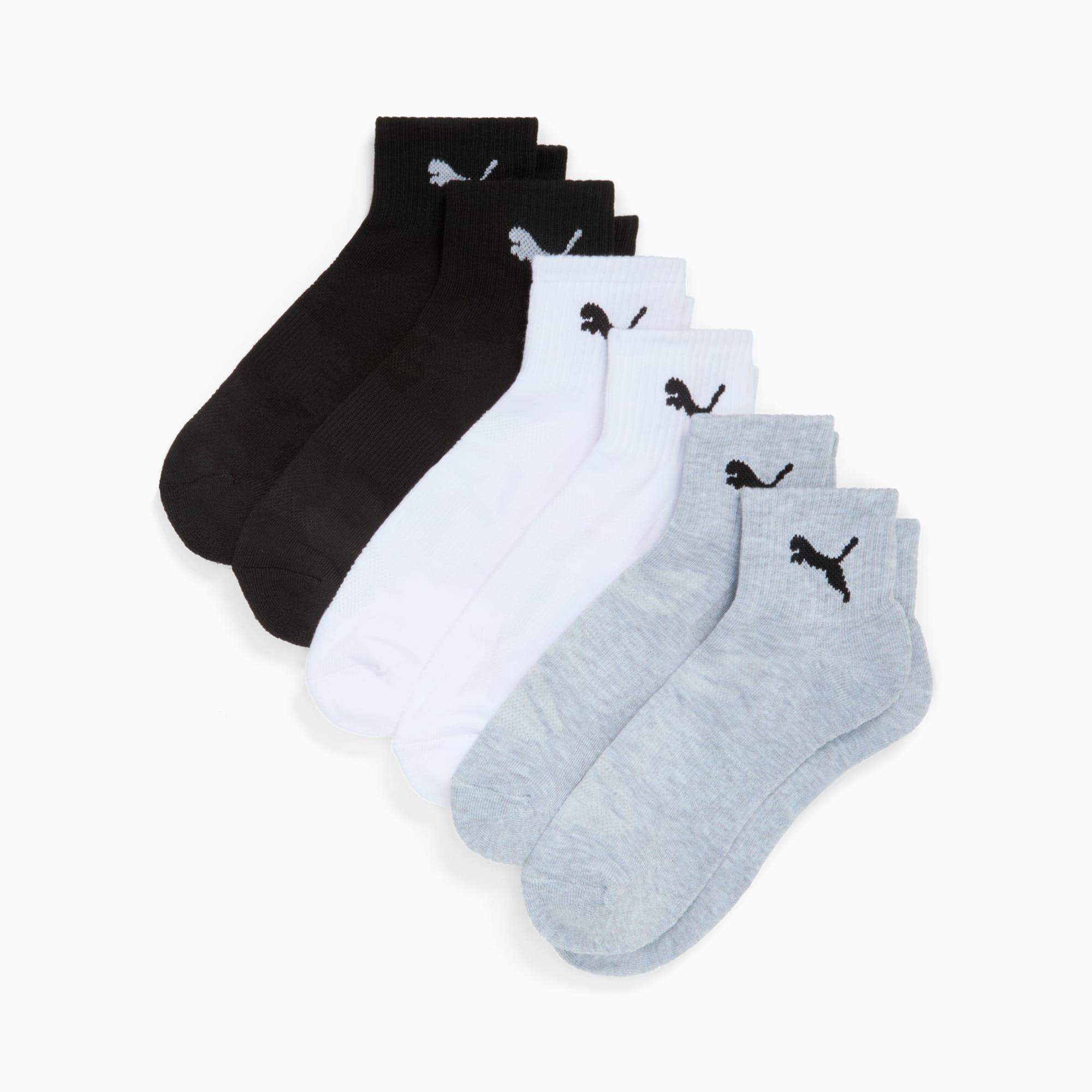 Men's Half Terry Quarter-Length Socks (6 Pairs) by PUMA