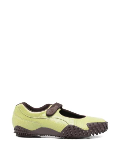 Mostro Fey croc-effect sneakerinas by PUMA