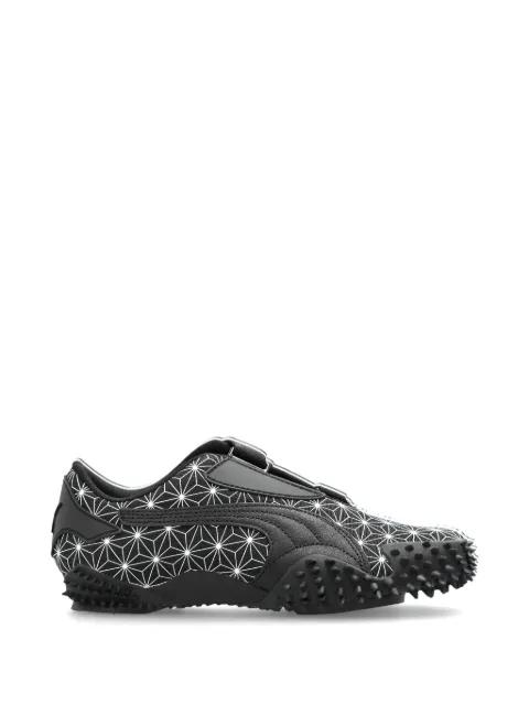 Mostro Sashiko geometric-print touch-strap sneakers by PUMA
