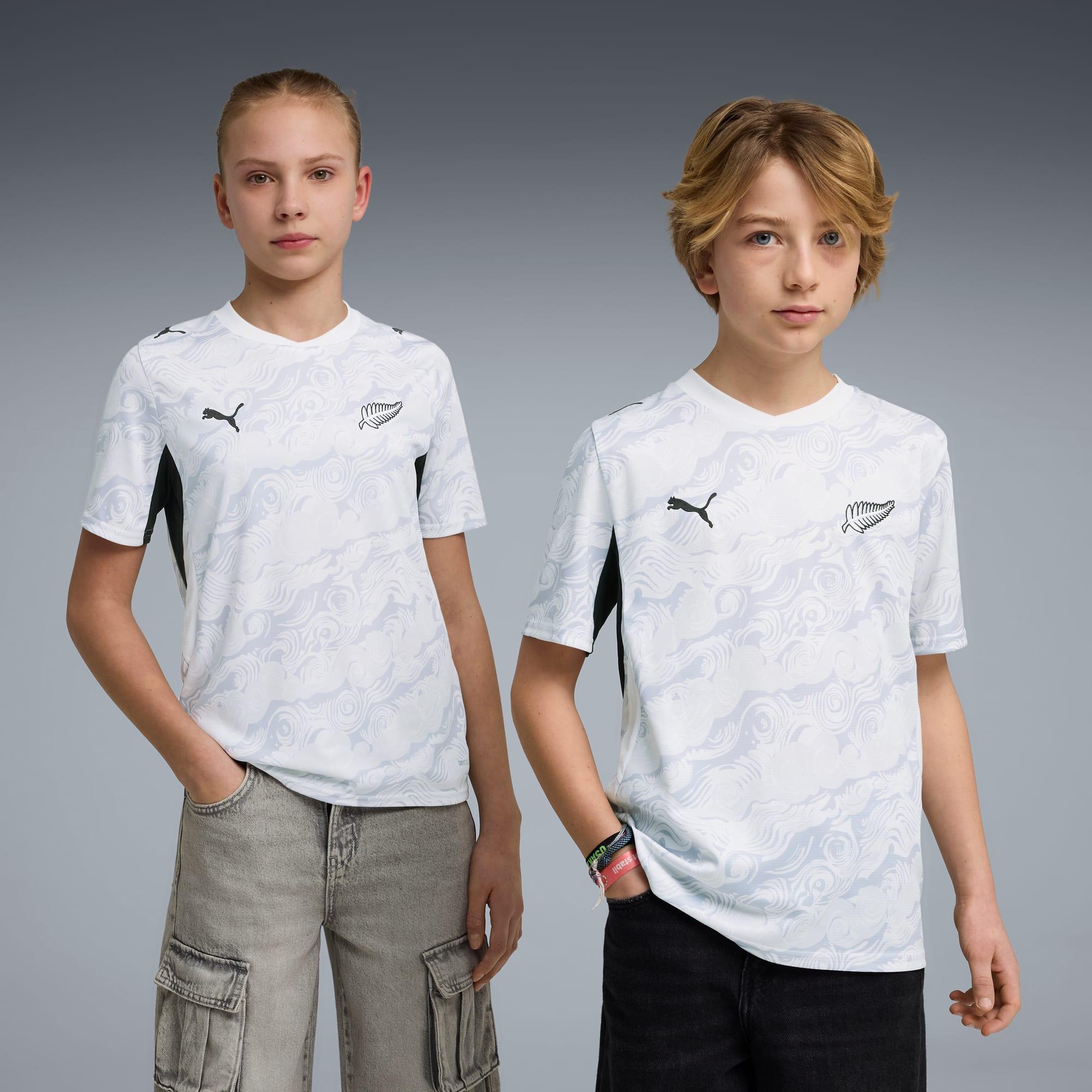 New Zealand Away Big Kids' Soccer Jersey by PUMA
