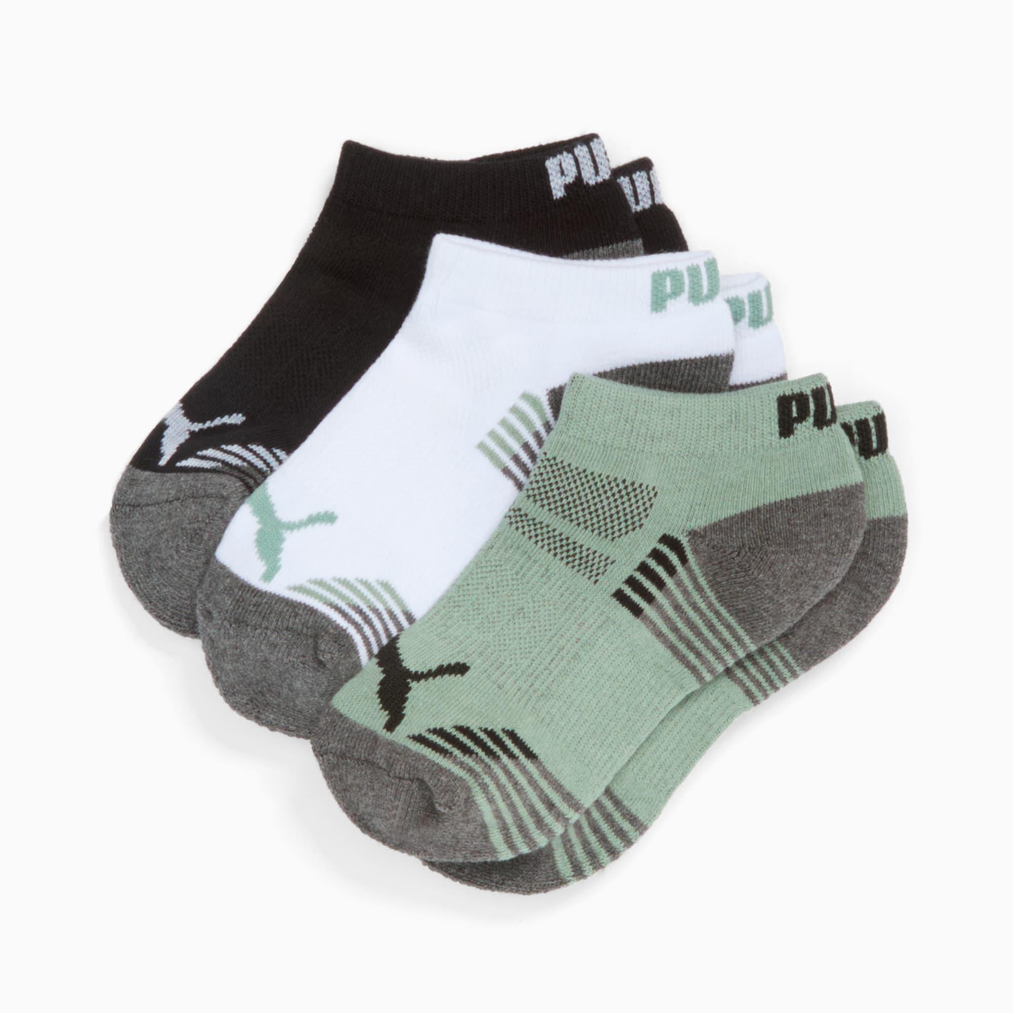 PUMA Big Kids' Half-Terry Low Cut Socks (3 Pairs) by PUMA