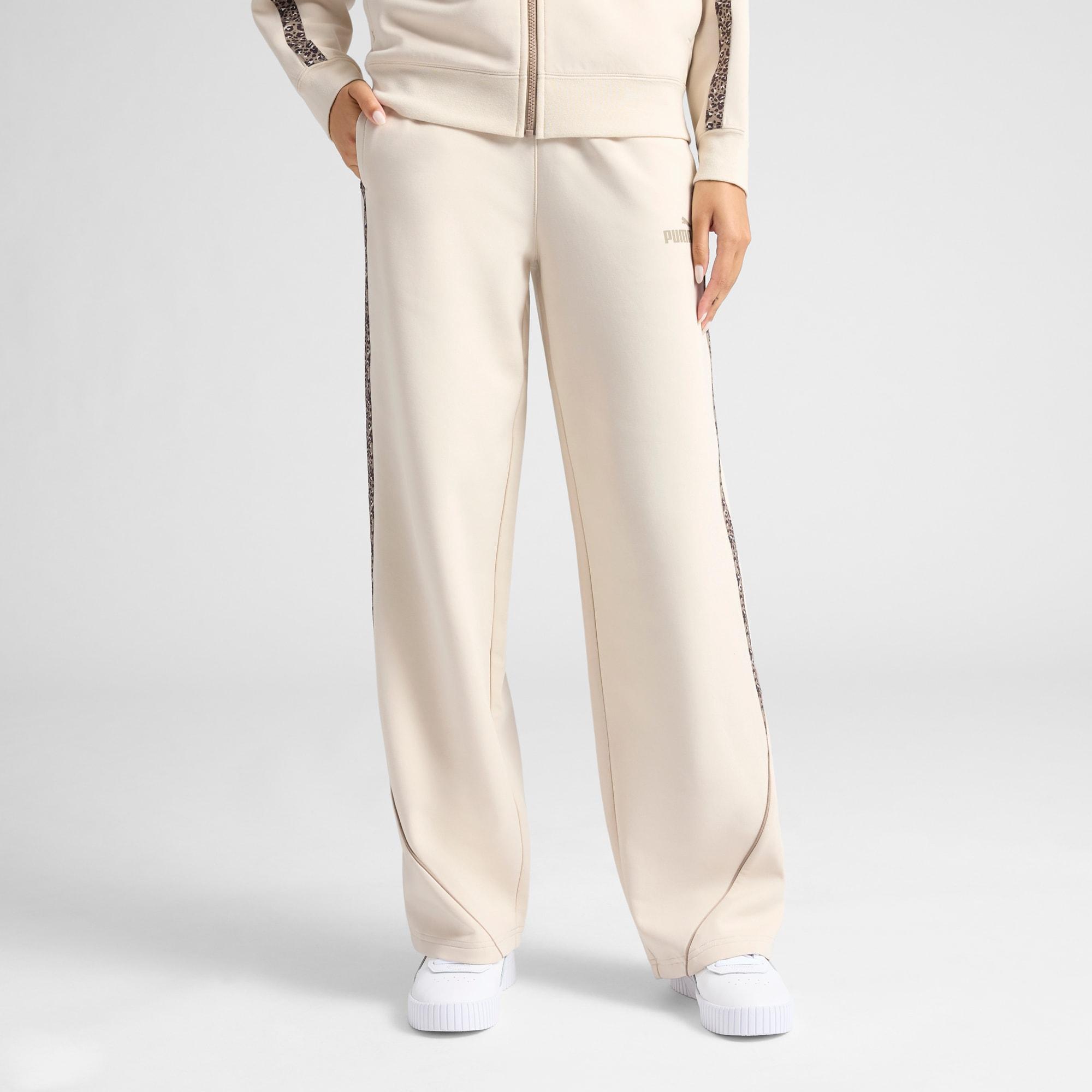 PUMA Essentials Animal Print Women's Straight Leg Pants by PUMA