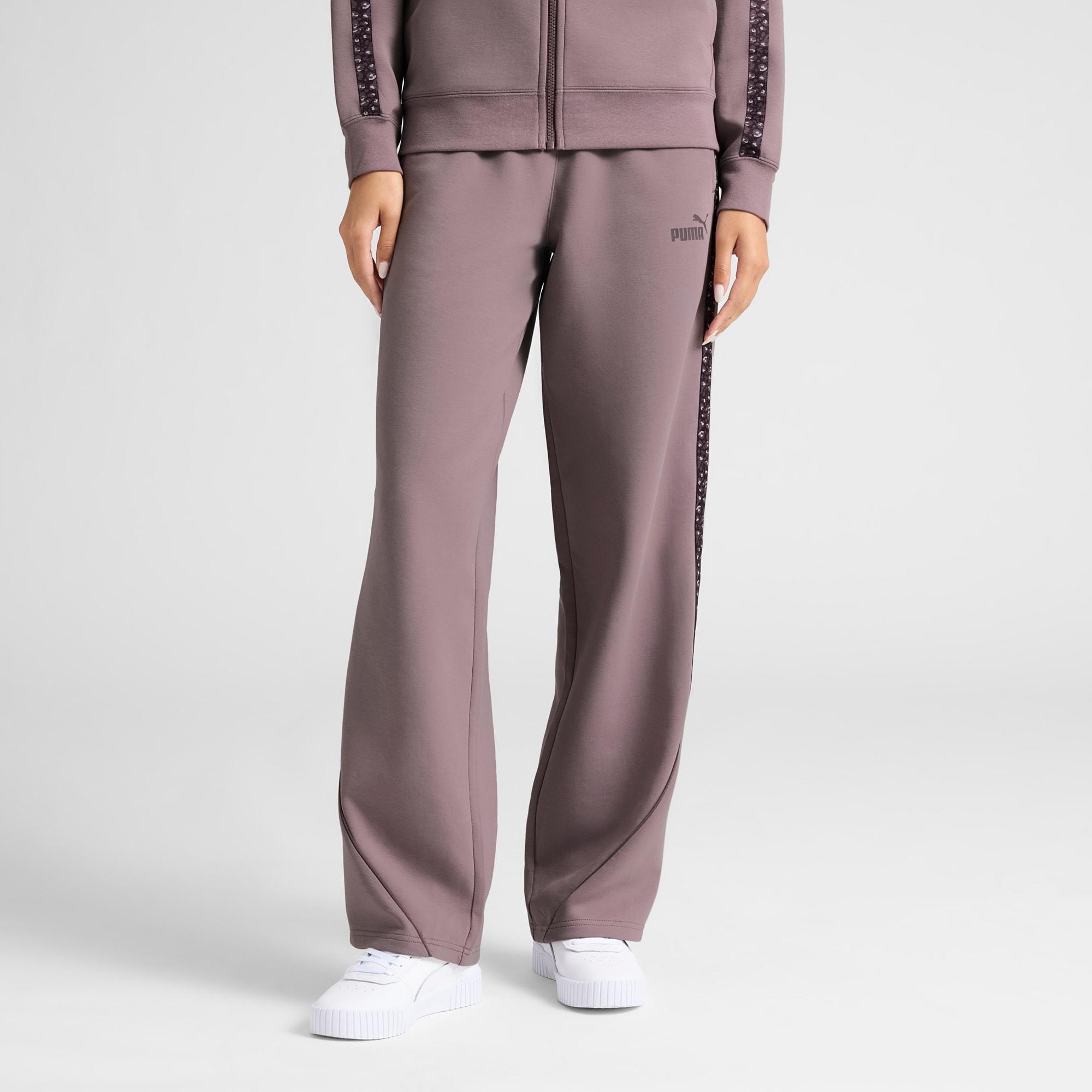 PUMA Essentials Animal Print Women's Straight Leg Pants by PUMA