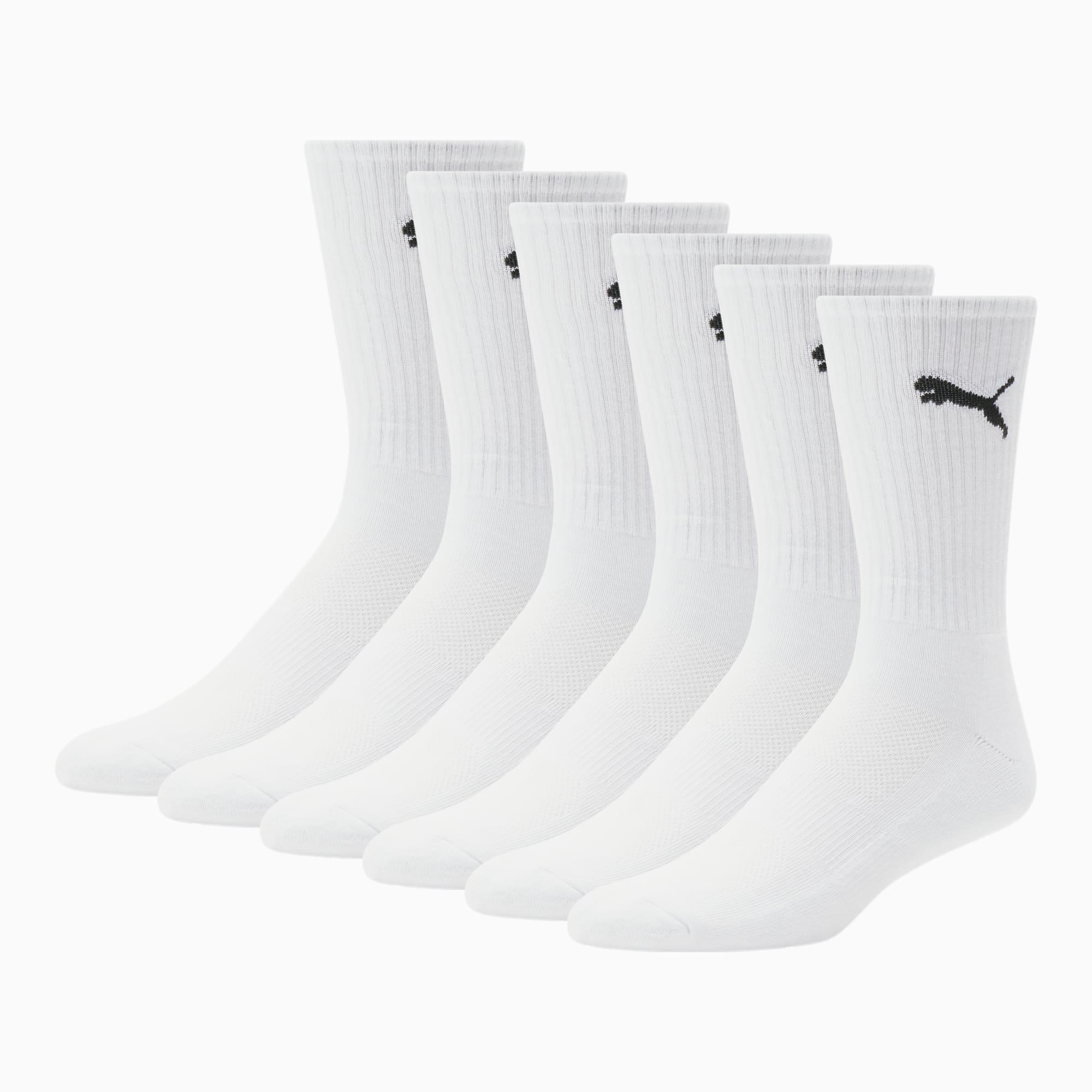 PUMA Men's Half-Terry Crew Socks (6 Pairs) by PUMA