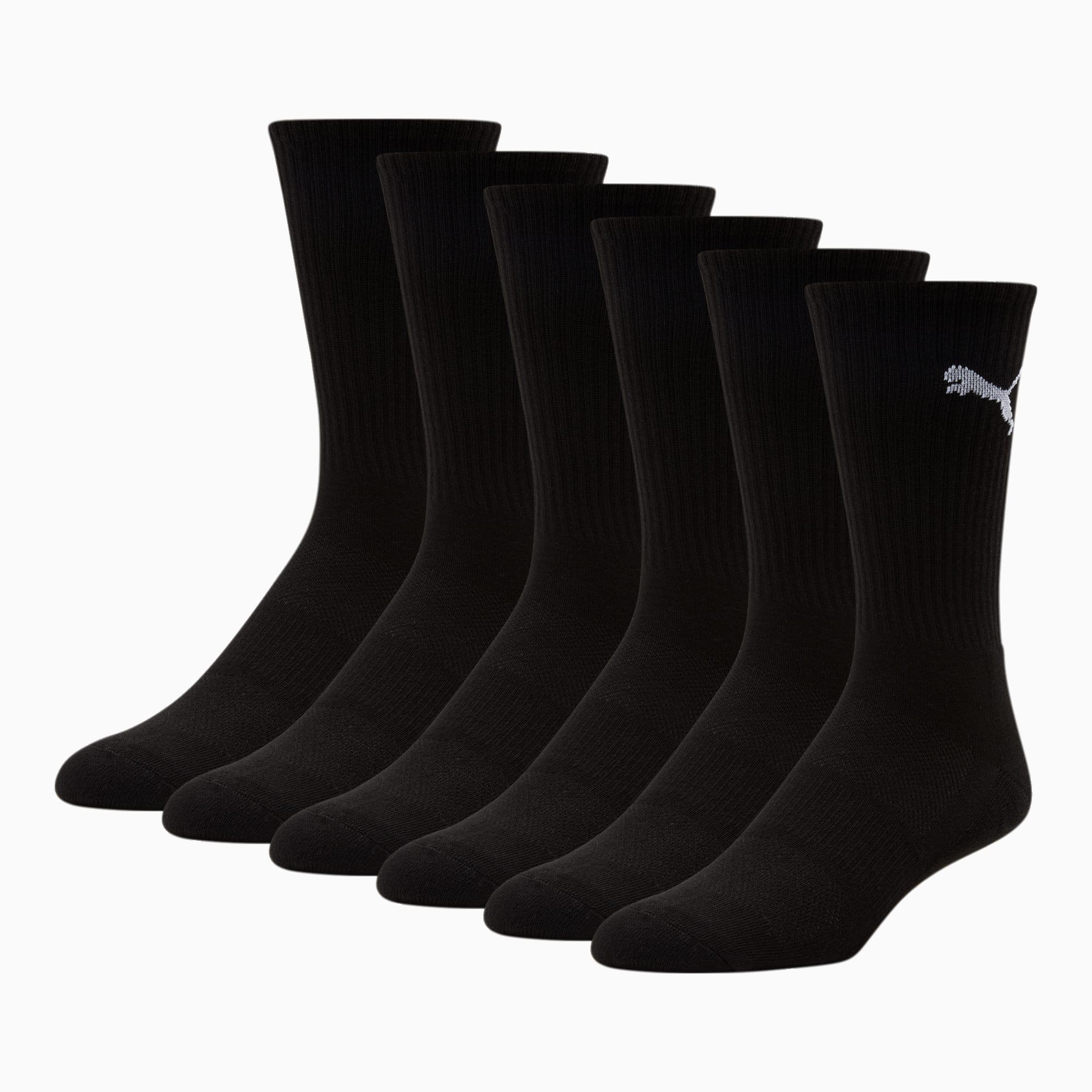 PUMA Men's Half-Terry Crew Socks (6 Pairs) by PUMA