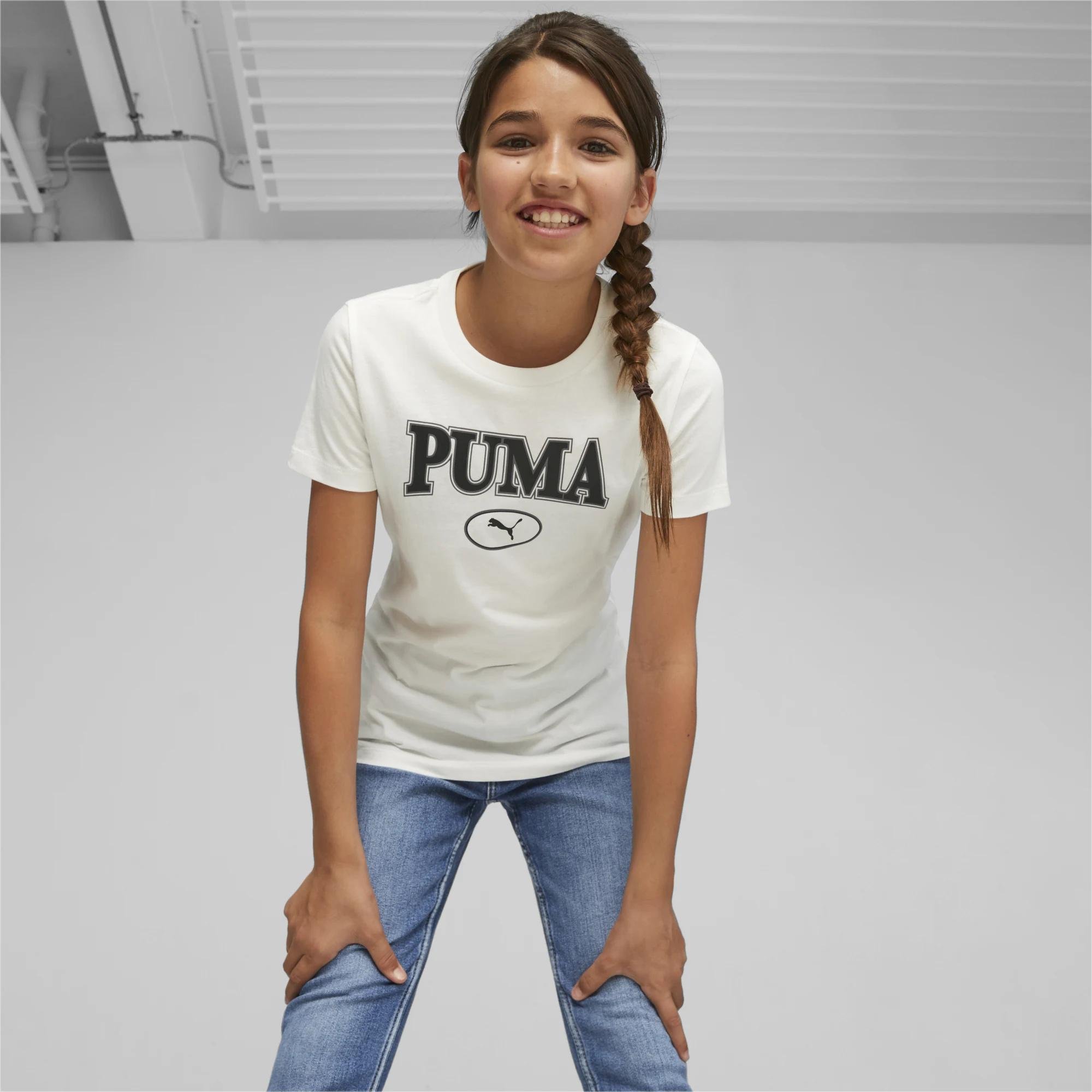 PUMA SQUAD Girls' Graphic Tee by PUMA