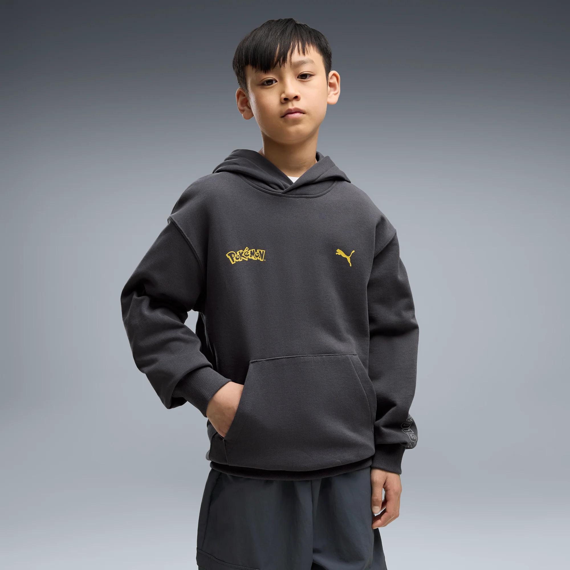 PUMA x POKÉMON Big Kids' Relaxed Graphic Hoodie by PUMA