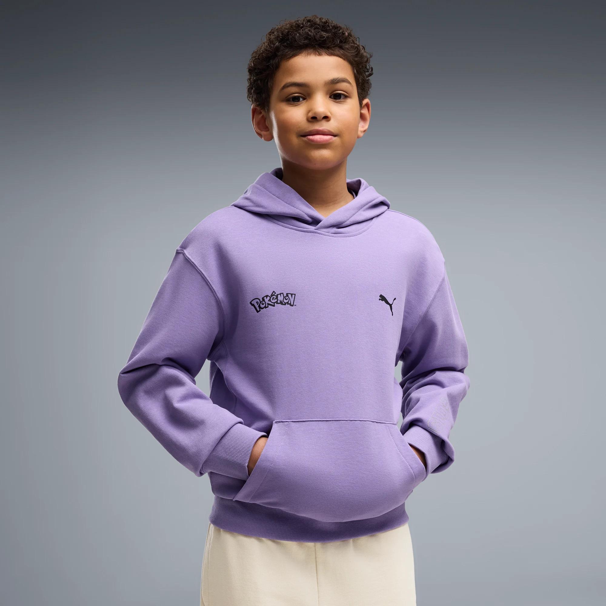 PUMA x POKÉMON Big Kids' Relaxed Graphic Hoodie by PUMA