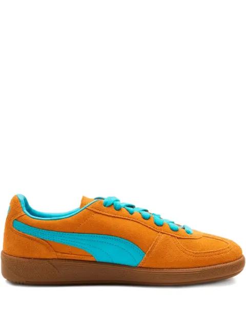 Palermo "Dark Cheddar/Bright Aqua" sneakers by PUMA