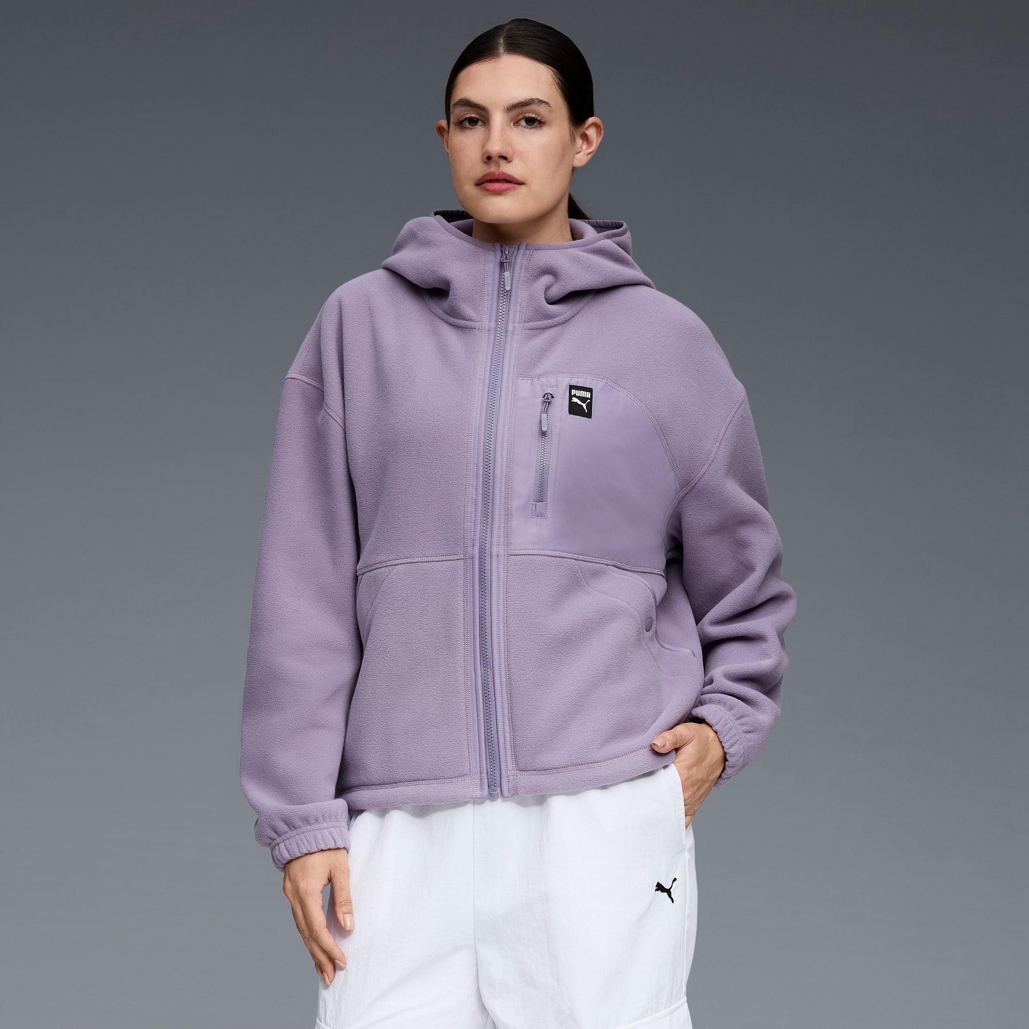 Polar Fleece Women's Hooded Fleece Jacket by PUMA