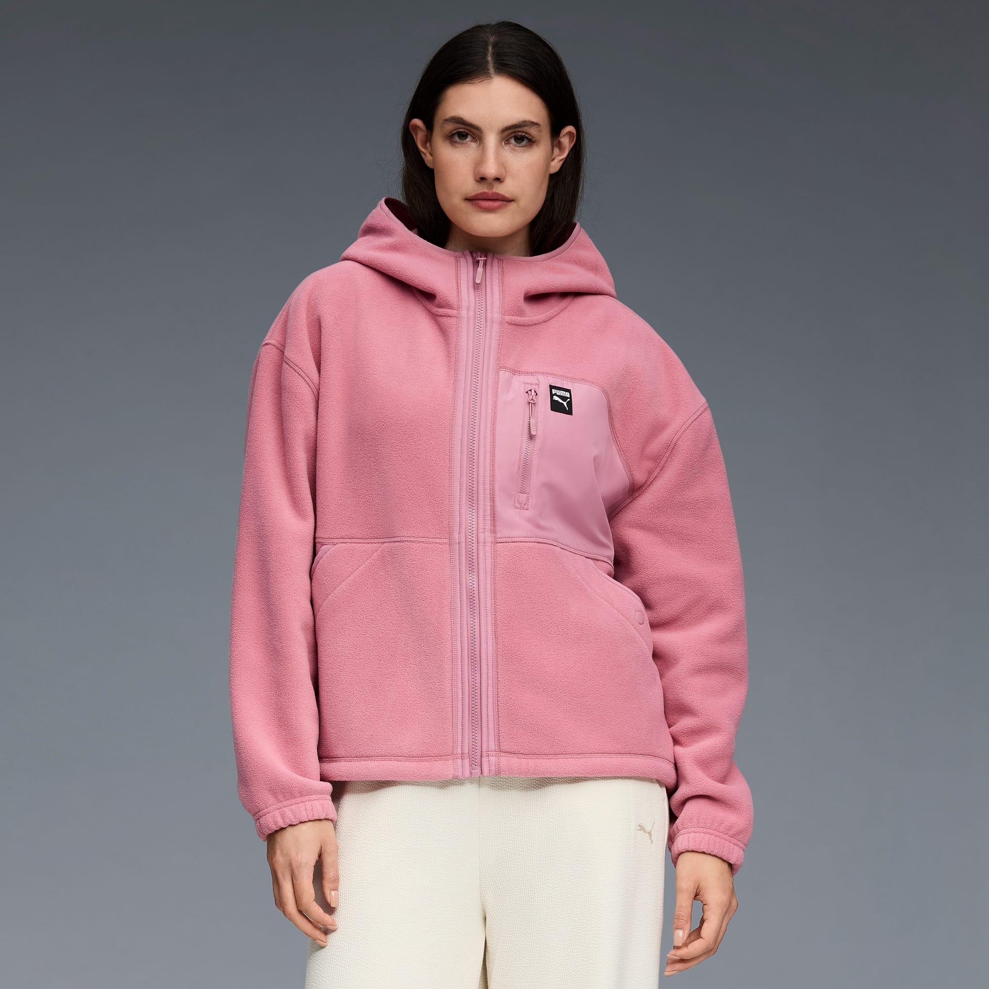 Polar Fleece Women's Hooded Fleece Jacket by PUMA