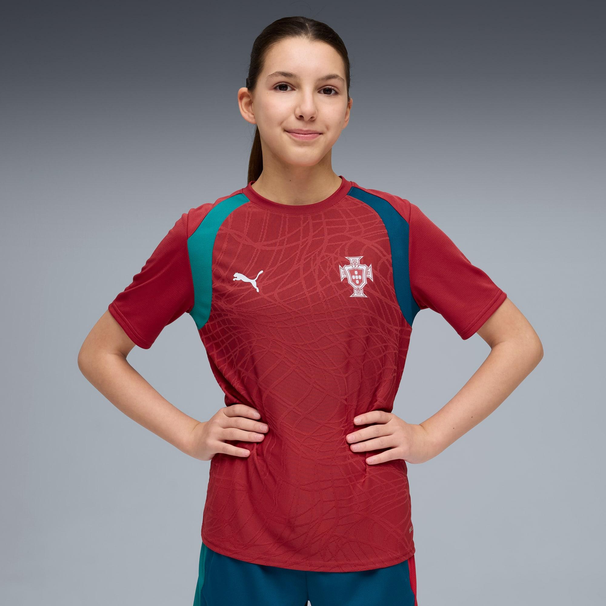 Portugal Big Kids' Soccer Training Jersey by PUMA