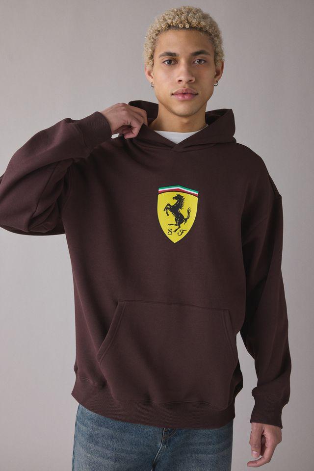 Puma Scuderia Ferrari Shield Logo Hoodie Sweatshirt by PUMA