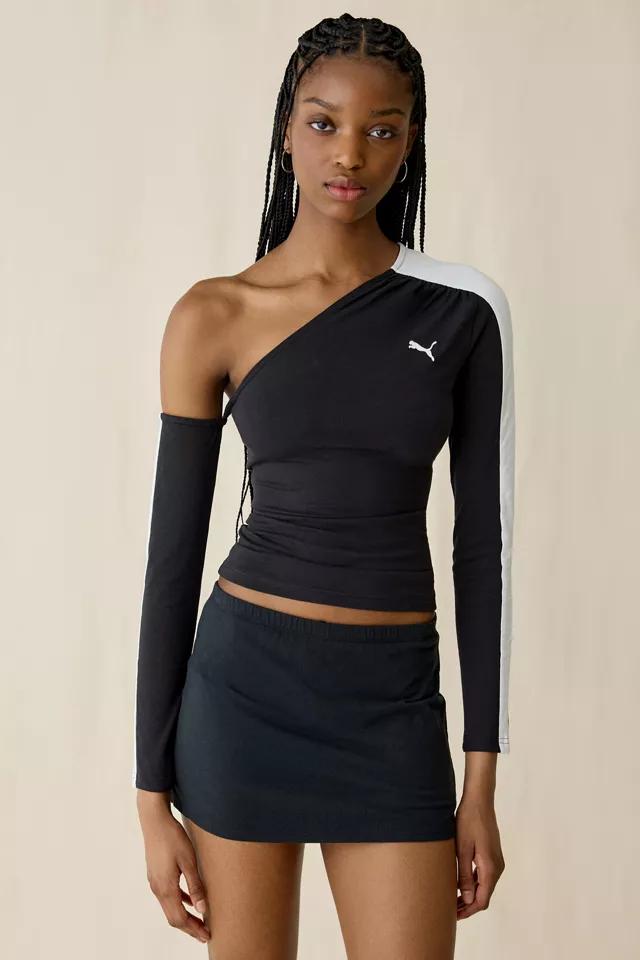 Puma T7 Asymmetric Long Sleeve Top by PUMA