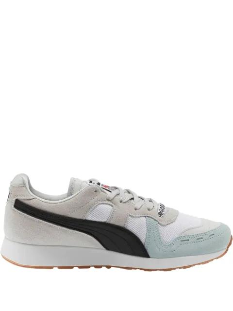 RS 100 Racing Flag "Glacier Grey/Puma White" sneakers by PUMA