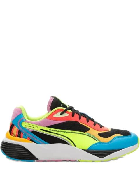 RS-Metric "Black/Limesqueeze-Ocean Dive" sneakers by PUMA
