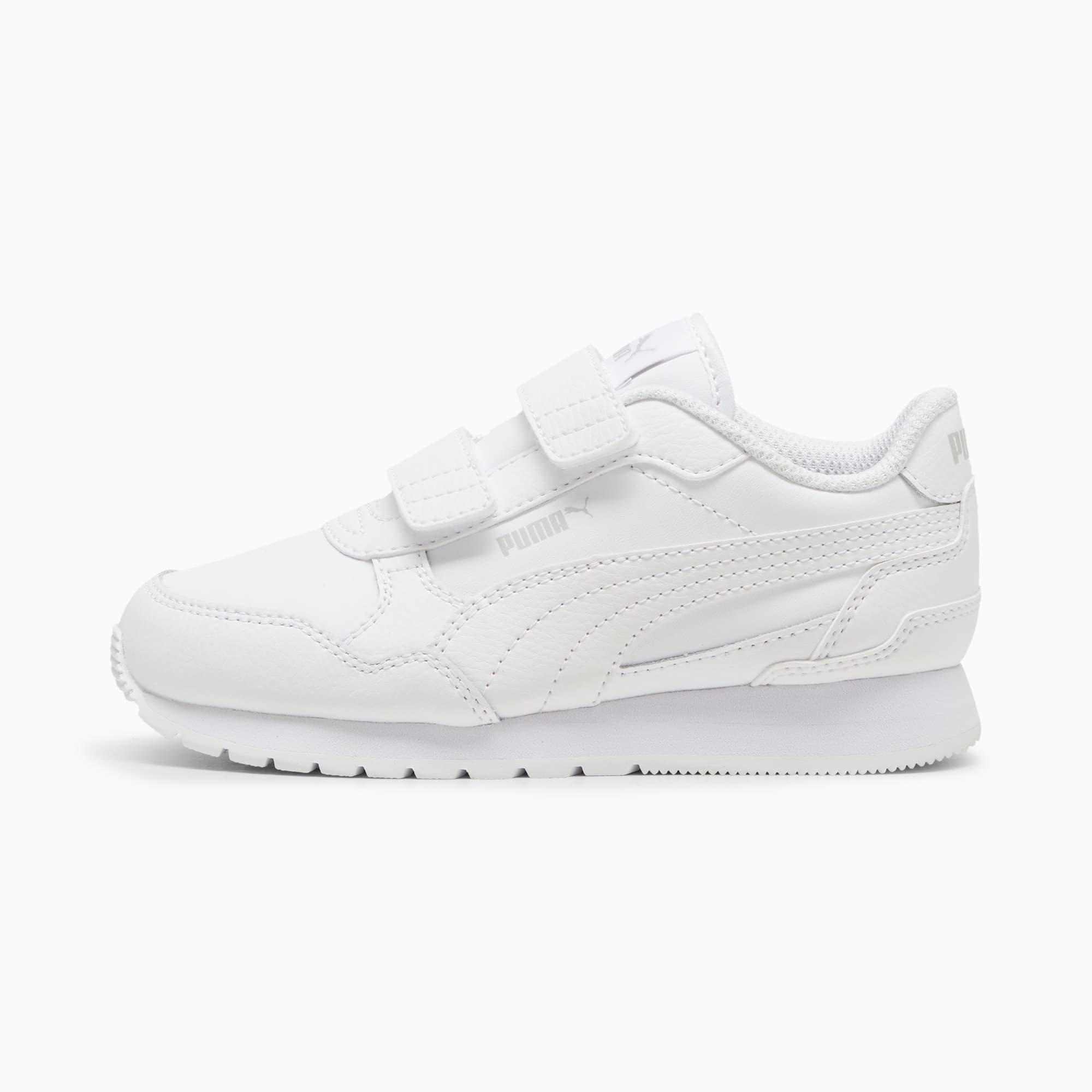 ST Runner v4 Leather Little Kids' Easy On Sneakers by PUMA