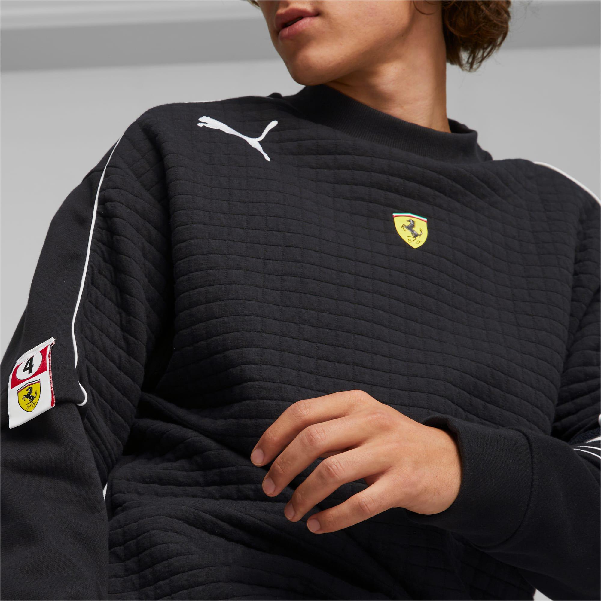 Scuderia Ferrari Race Crew Neck Men's Statement Sweatshirt by PUMA