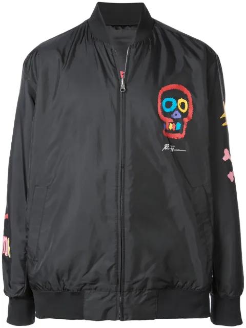 Skull print bomber jacket by PUMA
