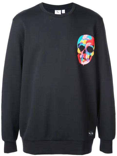Skull print hoodie by PUMA