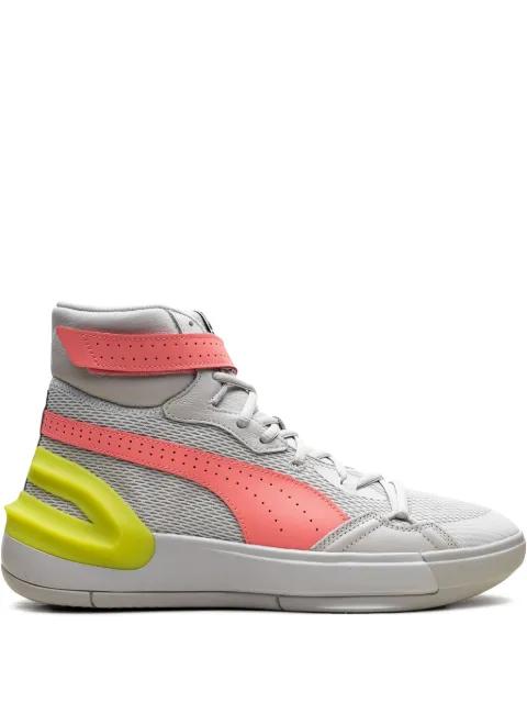 Sky Modern "Only See Great - Glacier Grey/Frizzy Yellow" sneakers by PUMA